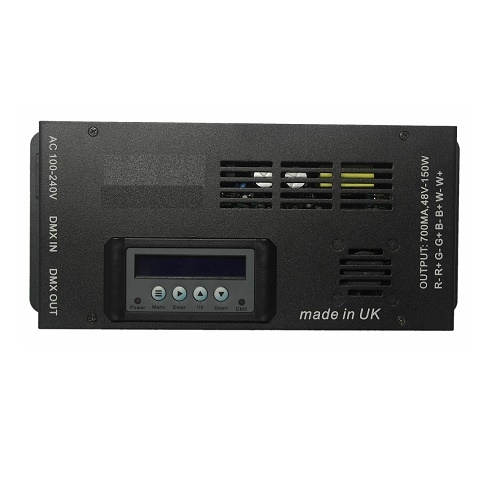 DMX RGBW 700mA constant current LED controller